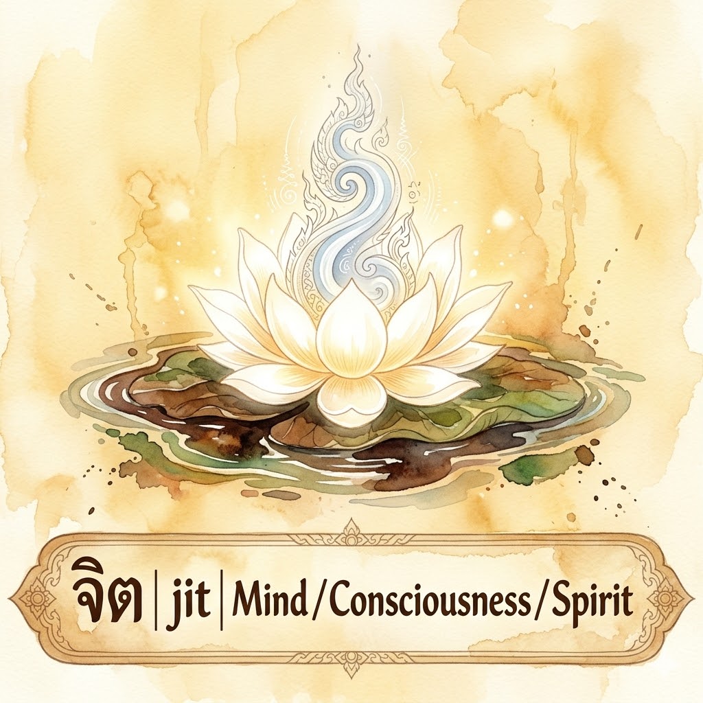 จิต | jit | Mind / Consciousness / Spirit