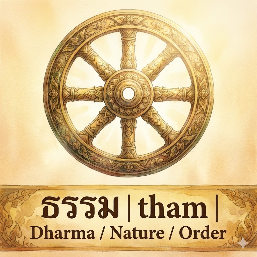 ธรรม | tham | Dharma / Nature / Order