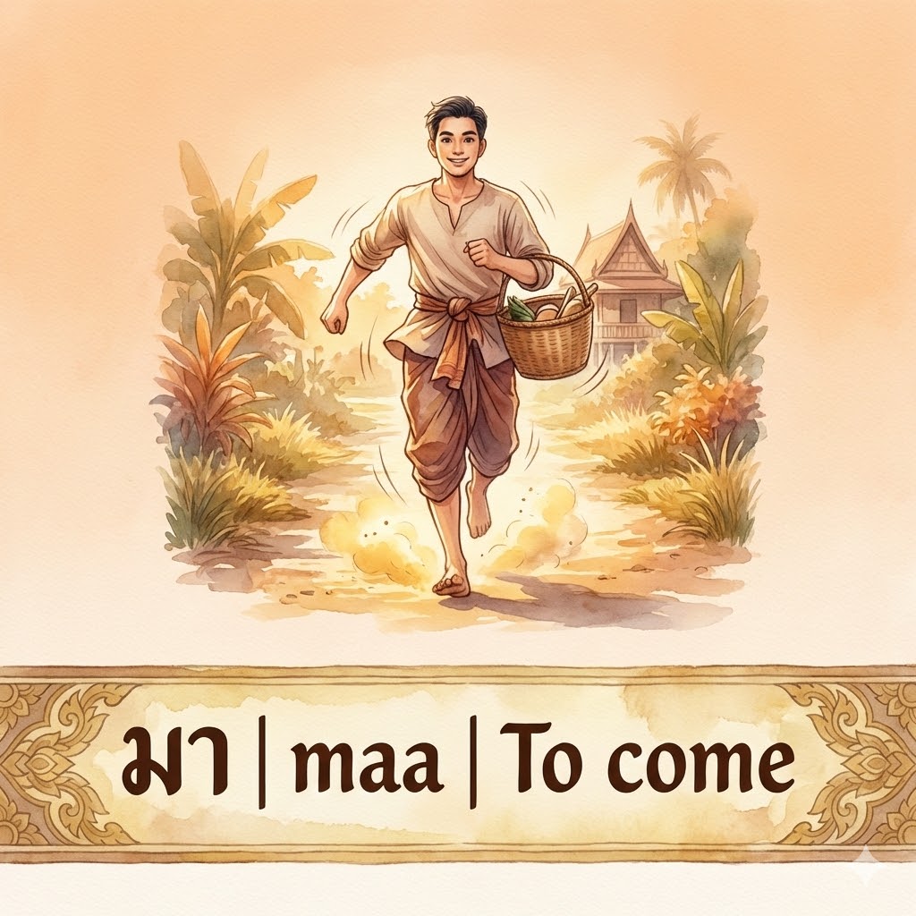 มา | maa | To come