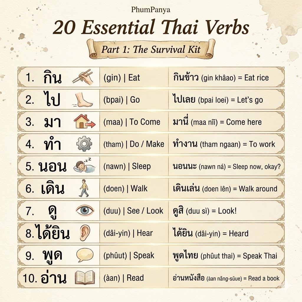 Thai Verbs